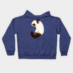 Himalayan Cat (Blue Background) Kids Hoodie